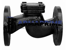 Обратный клапан фланцевый подъемный чугунный 16ч6нж Ду40 Ру16